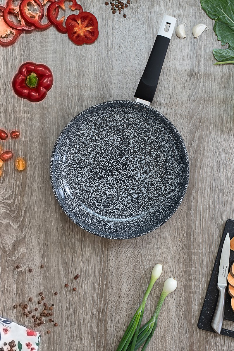 Сковорода з антипригарним гранітним покриттям 24см Edenberg EB-9154 F - фото 3 - id-p1753150844