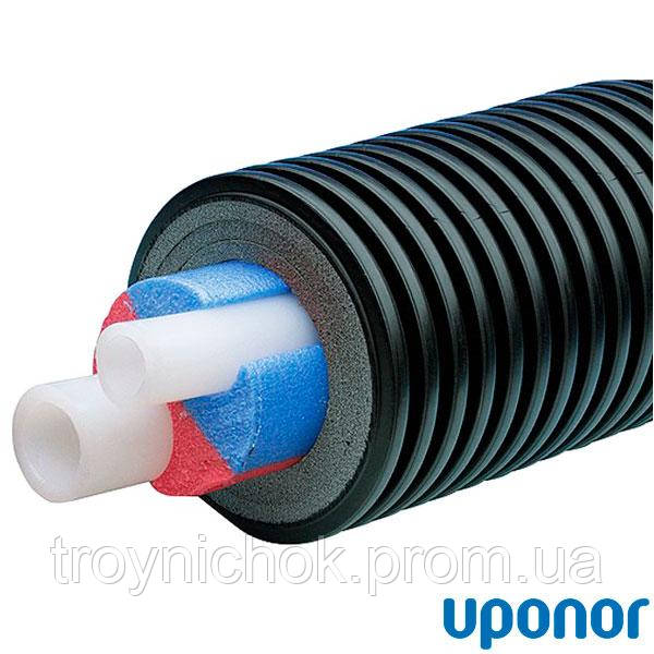 Uponor Ecoflex Aqua Twin Теплоизолированная труба 40х5.5-32х4.4/175 - фото 1 - id-p1753150077