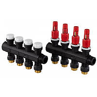 Модульные пластиковые коллектора Uponor Vario PLUS ВР 4X 3/4