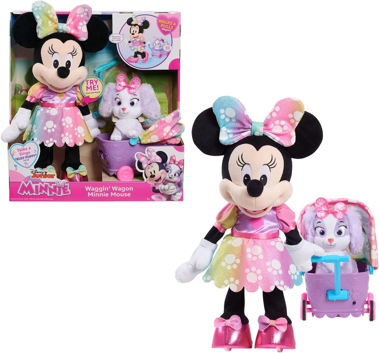 Мінні Маус з коляскою Інтерактивна музична Waggin' Wagon MinnieMouse