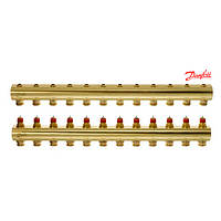 DANFOSS FHF Коллекторы 12+12 / без расходомеров (088U0512)