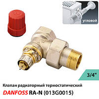 Кран радиаторный угловой Danfoss RA-N 3/4" Ду20 (013G0015)