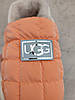 Дутики ОРАНЖОВІ UGG короткі стьобані уги мокасини сліпони теплі ORANGE батал зима, фото 9