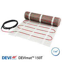 Нагревательный мат DEVImat 150T, 1 м2, 150 Вт, двужильный (140F0445)