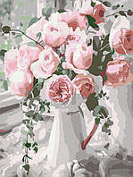 Набор для рисования Brushme Картины по номерам 30*40 Букет нежных роз