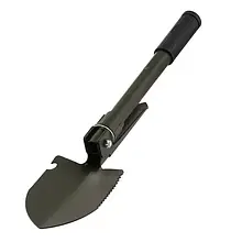 Лопата 2E Compact Dark Green саперна складана, 1.5 мм, 41 см, 0.45кг, чохол