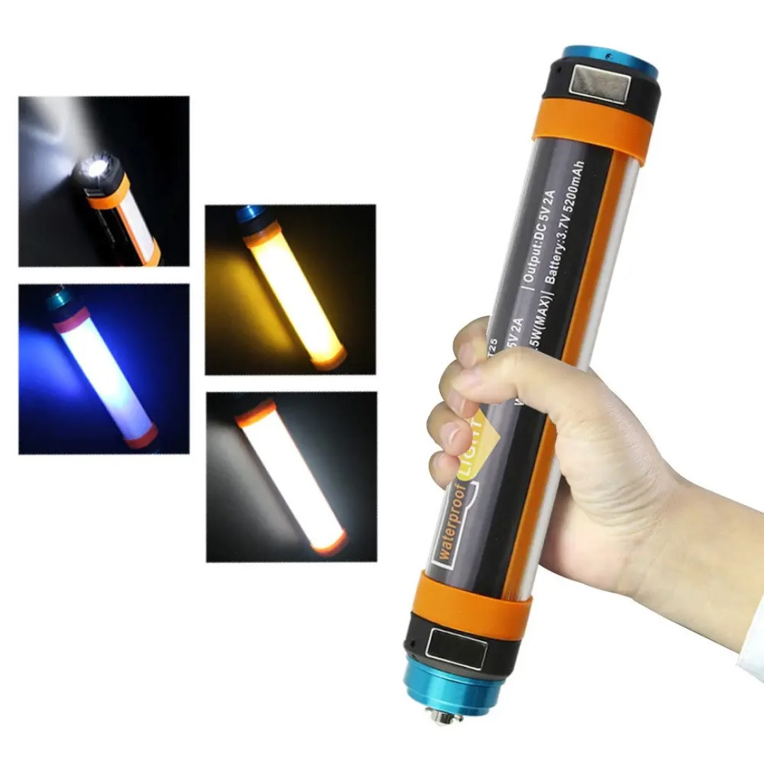 Ліхтарик лампа Rechargeable Waterproof Lamp Power Lite T25 5200mAh