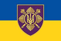 Флаг ОПБр имени Богдана Хмельницкого ВСУ сине-желтый