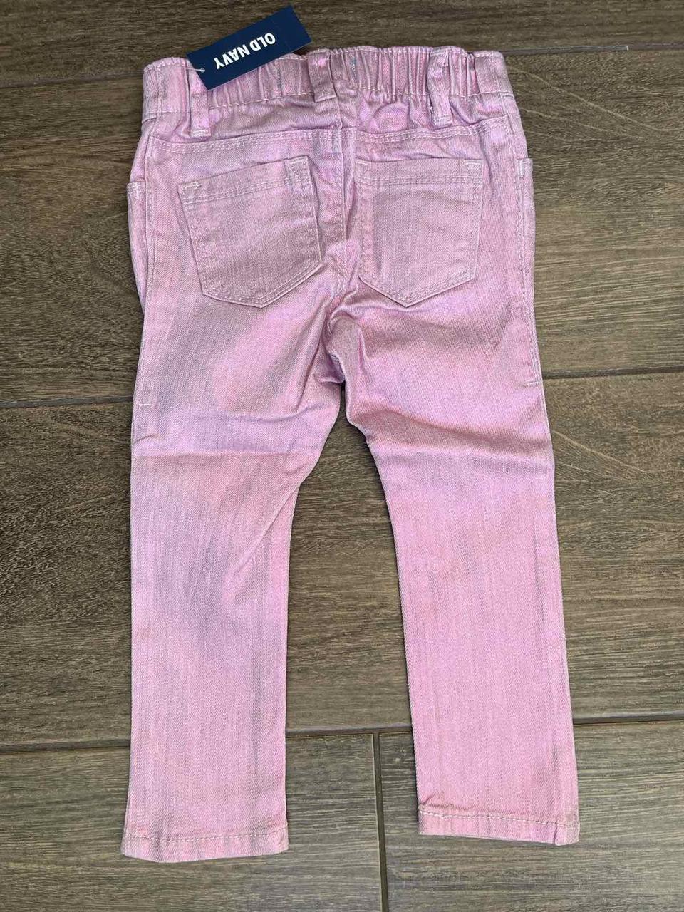 1, Стильные перламутровые хлопковые джинсы скинни Размер 1,5-2 года Old navy - фото 2 - id-p714704933
