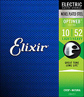 Струни Elixir 19077 OPTIWEB 10-52 Light-Heavy