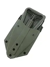 Складана саперна лопата з пластиковим чохлом mil-tec tsr olive 15520100, фото 5