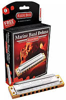 Губная гармошка Hohner M200506X F Marine Band Deluxe Box