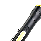 Ліхтар ручний акумуляторний з USB-зарядкою, ZOOM та бічним світлом P50+COB BL-C65 / Потужний тактичний ліхтарик, фото 6