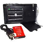 Портативна колонка радіо MP3 USB Golon RX 6633 Gold, фото 5