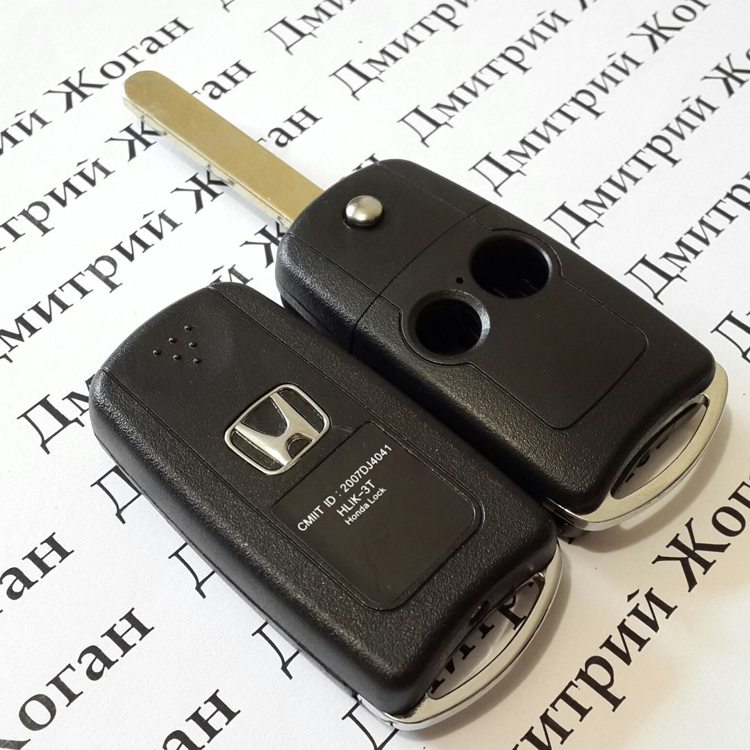 Корпус выкидного ключа для Honda (Хонда) 2 кнопки, лезвие HON66 - фото 2 - id-p35868538