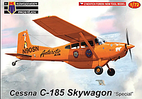 Пластикова модель 1/72 Kovozavody Prostejov 0366 американський пасажирський літак Cessna C-185 Skywagon Specia