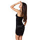 Сорочка приталена Passion Exclusive TONYA CHEMISE L/XL, black, трусики  18+, фото 3