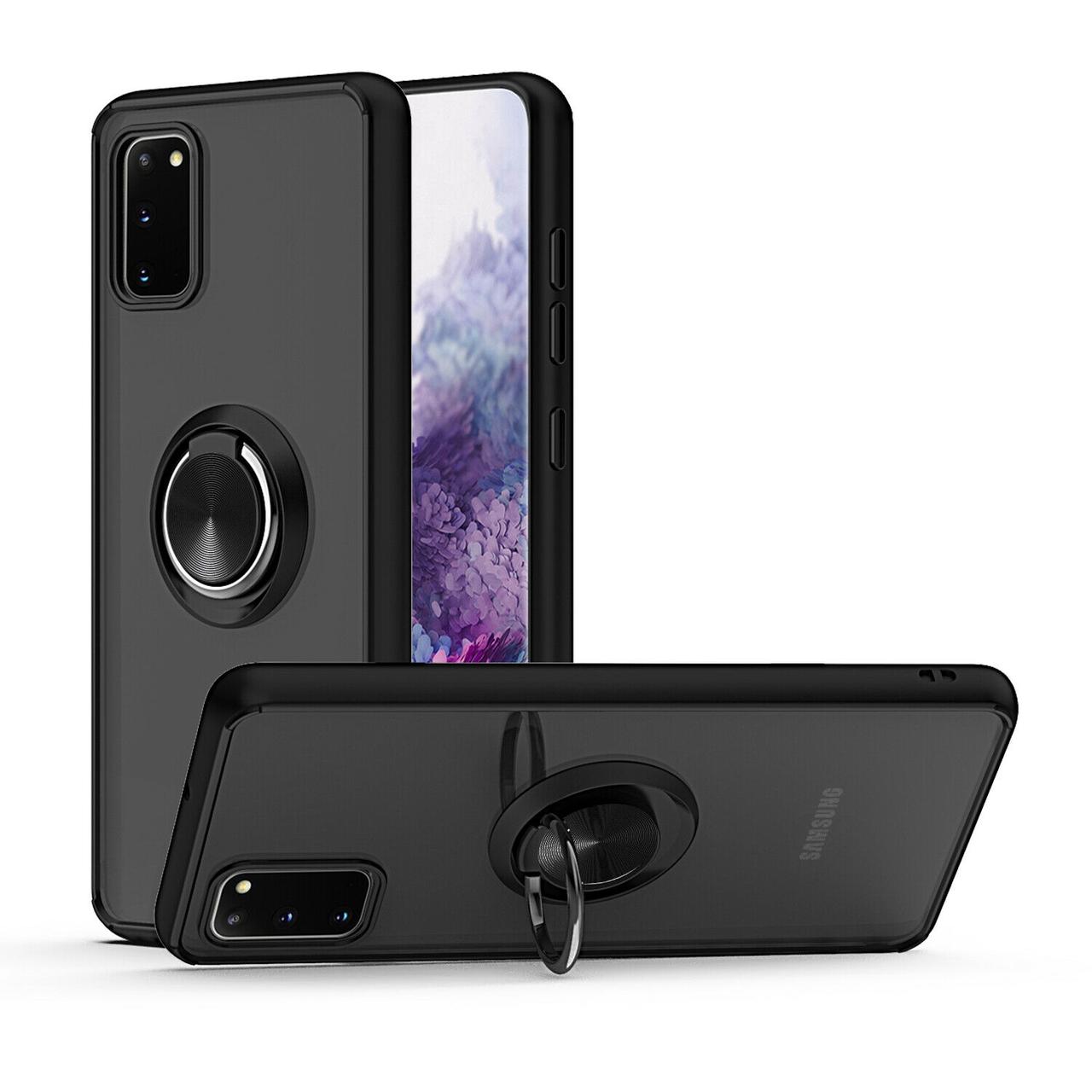 Чохол бампер GKK LikGus Ring з підставкою для Samsung Galaxy S20 FE 4G / 5G (2020/2022) / S20 Lite Black