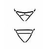 Трусики-стрінги зі стреп Passion Exclusive KELIS THONG L/XL, black Bomba💣, фото 6