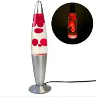 💚Настільна Лава лампа з воском LAVA LAMP 34см, нічник різні кольори Червона