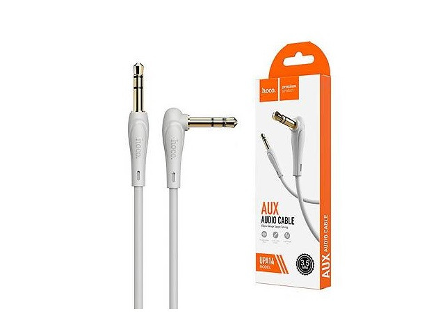 Кабель Аудіо Hoco UPA14 AUX Audio Cable M30 3.5 мм (M) - 3.5 мм (M) (1 м) Gray
