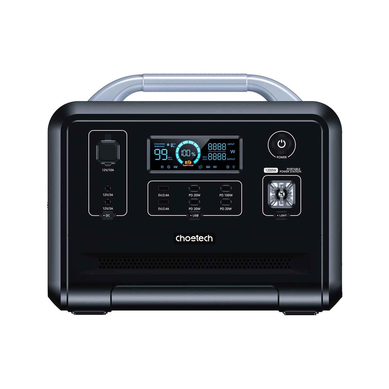 Зарядна станція Choetech 1200W 300000mAh 960Wh (BS005)