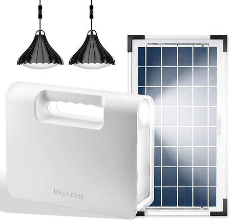 Портативна сонячна станція WAWUI 25000mAh 80W, повербанк, лампочки, фото 1