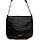 М'яка сумка-мішок жіноча натуральна шкіра чорний Арт.Y9980 black P&E (548), фото 3