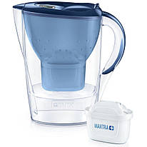 Фільтр-глечик Brita Marella Memo MX+ 2.4 л (1.4 л очищеної води) синій (1039271)