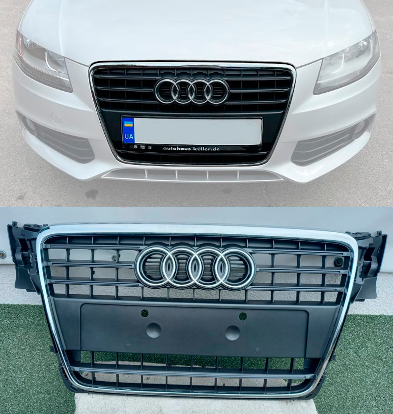 Решітка радіатора Audi A4 B8 (Standart, 8K0 853 651)