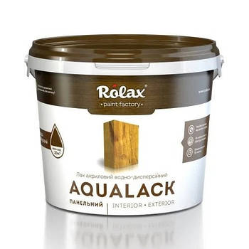Лак акриловий водно-дисперсійний Rolax AQUALACK 3л