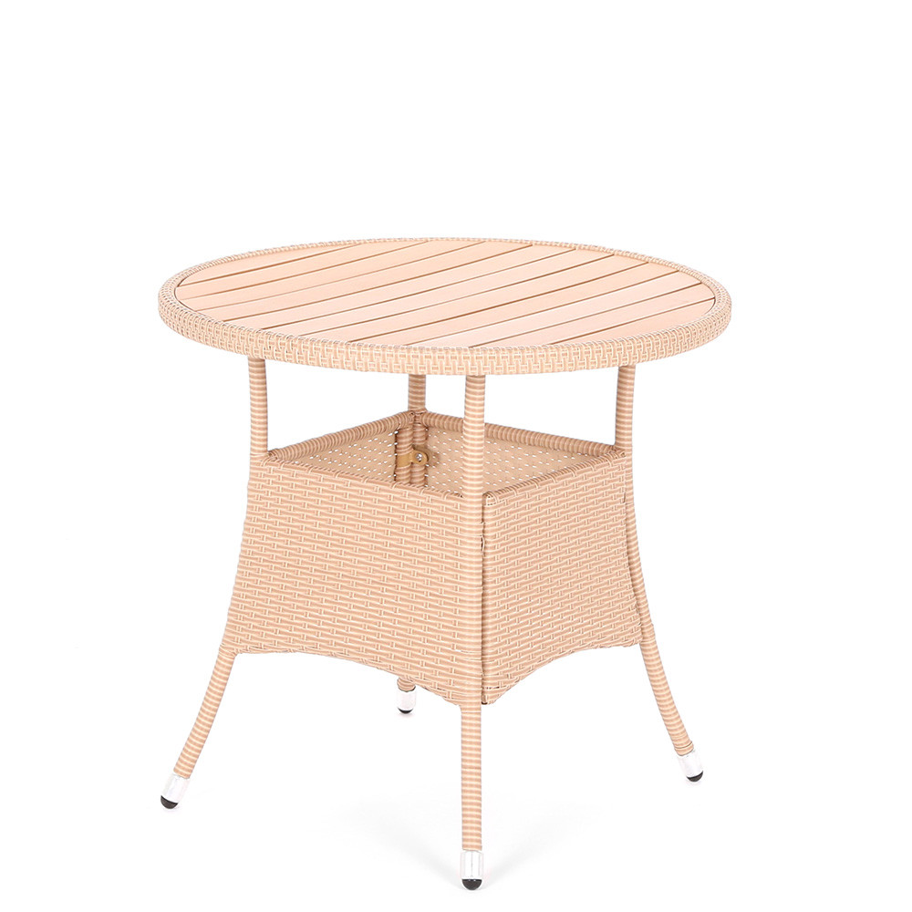 Круглий стіл Mori Beige Elegant 