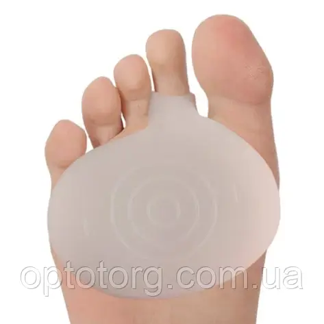 Гелева напівустілка в носкову частину з фіксатором під палець, фото 1