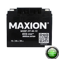 Акумулятор MAXION 12-40 12В-40ah AGM мультигель