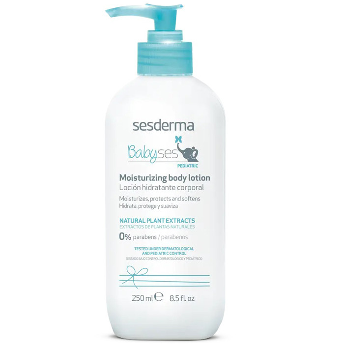 Дитячий зволожувальний лосьйон для тіла SesDerma Babyses Moisturizing Body Lotion 250ml, фото 1