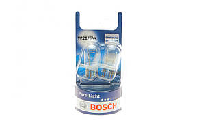 BOSCH 1 987 301 079 — Комплект автоламп безоцольних 2-конт. W21/5W 12V (ДХО на Logan II) (2шт), фото 2