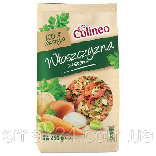 Приправа 100% натуральна овочева суміш Culineo Wloszczyzna suszona 250г Польща