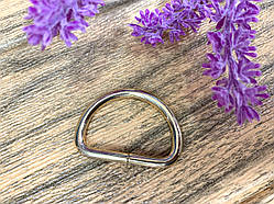 Напівкільце металеве напівкругле для сумок та рюкзаків 4.8 см. Колір - золото