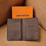 Обкладинка для паспорта Louis Vuitton Damier канва LV на паспорт загранпаспорт обкладинка для документів, фото 8