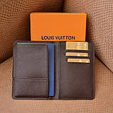 Обкладинка для паспорта Louis Vuitton Monogram канва LV на паспорт загранпаспорт обкладинка для документів, фото 4
