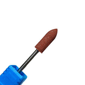 Фреза для манікюру Коричнева витягнута куля мала