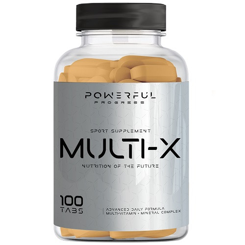 Вітаміни Powerful Progress Multi-X multi-vitamin + mineral complex (100 таблеток.), фото 1