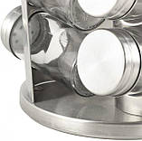 Набір ємностей Ofenbach для спецій 16 шт. на підставці для сервірування столу KM-101003, фото 4