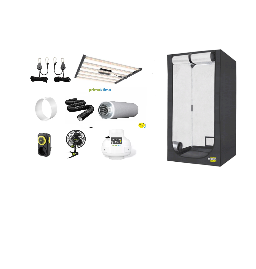Гроубокс комплект Ecopro 150 + LUMii BLACK XLEDv6 680W
