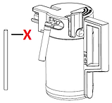 5332259800 Трубка молочнику, DeLonghi, фото 3