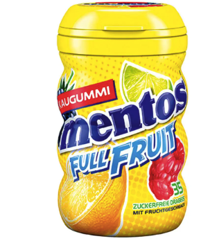 Жувальна гумка Mentos "Gum Full Fruit Dose", 70 г, фото 1