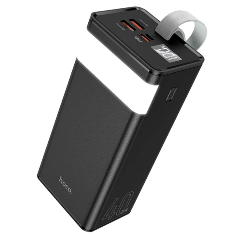 Портативна батарея Power Bank Hoco J86 22.5W / 40000 mAh / 2 x USB QC3.0 / Type-C PD - Black