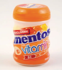 Жувальна гумка Mentos "Vitamins", 70 г