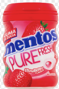 Жувальна гумка Mentos "Pure Fresh Полуниця", 70 г.