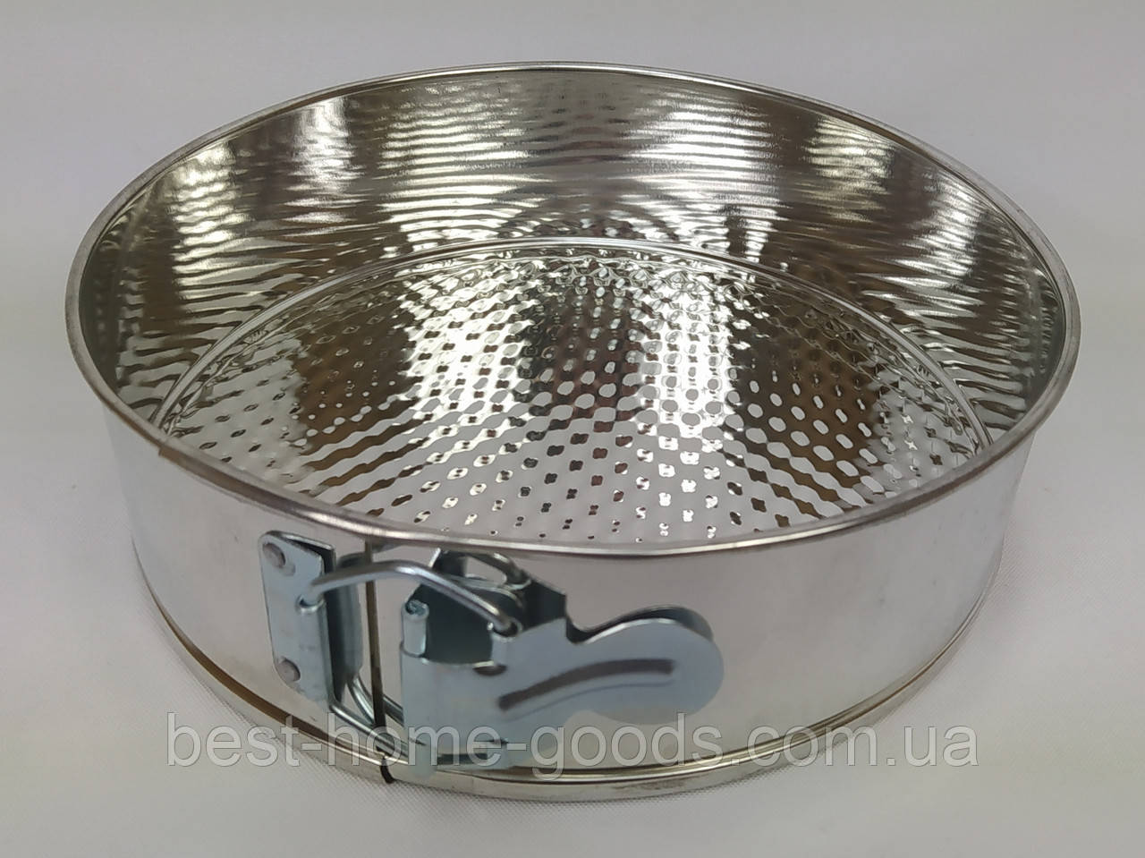 Роз’ємна форма для випікання | торти, паски, десерти | 1 шт., діаметр 18 см, висота 6,5 см, алюміній, знімне дно, фото 1